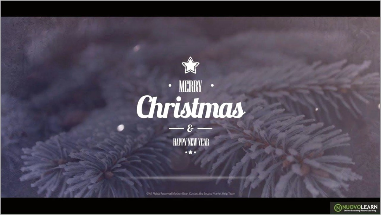 Free Templates After Effects Merry Christmas