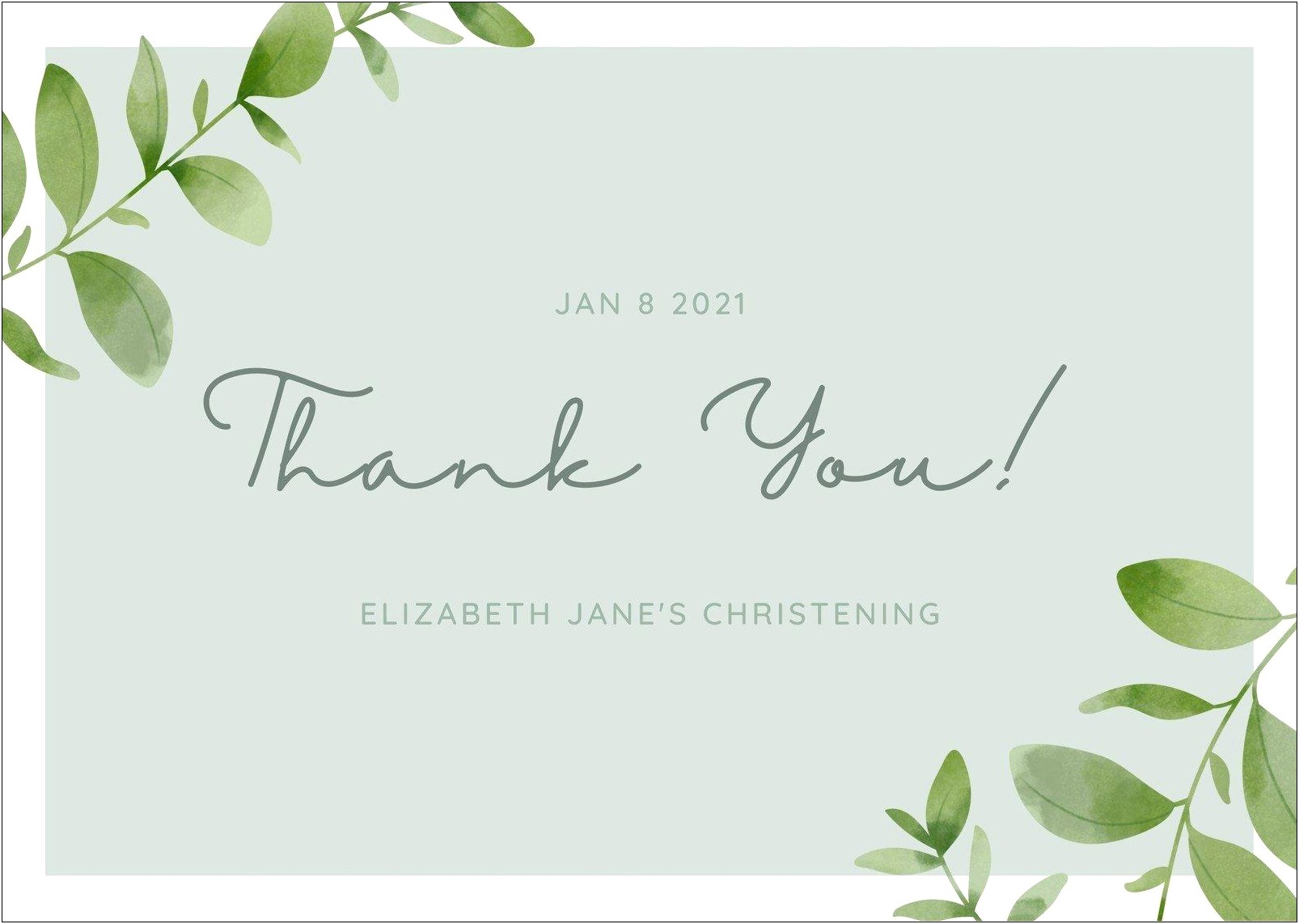 Free Thank You Note Template Word