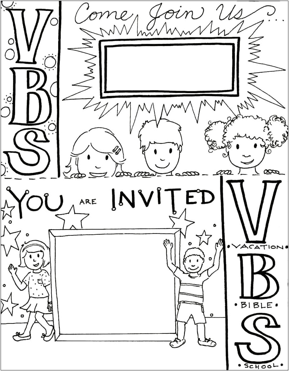 Free Vacation Bible School Flyer Templates