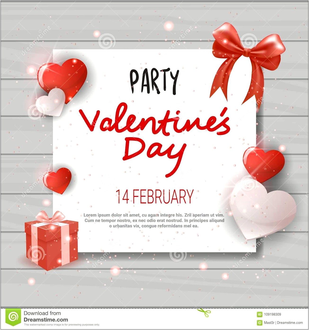 Free Valentine's Day Invitation Template