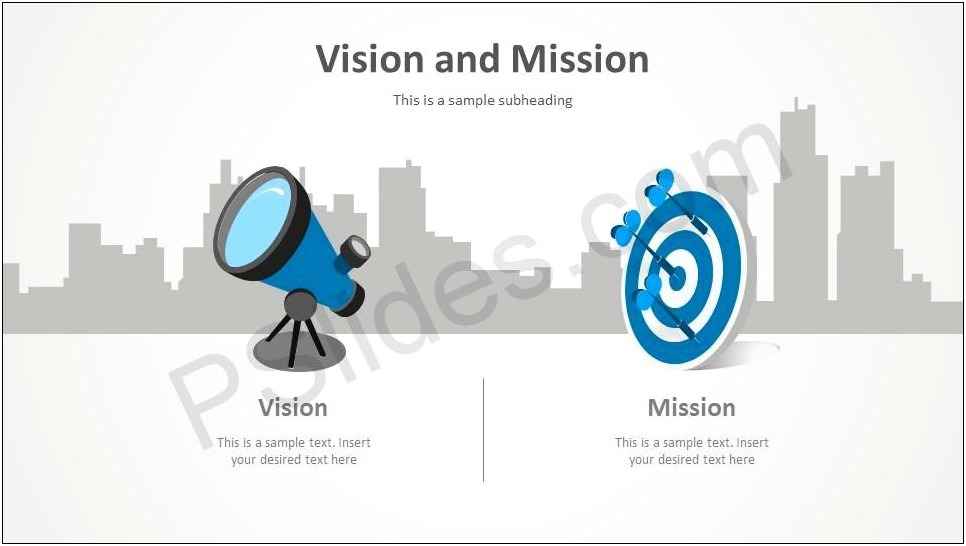 Free Vision And Mission Powerpoint Templates