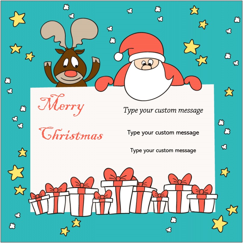 Free Word Christmas Gift Certificate Template