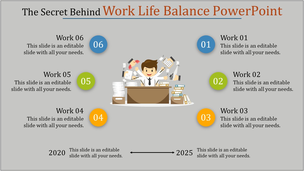 Free Work Life Balance Powerpoint Template
