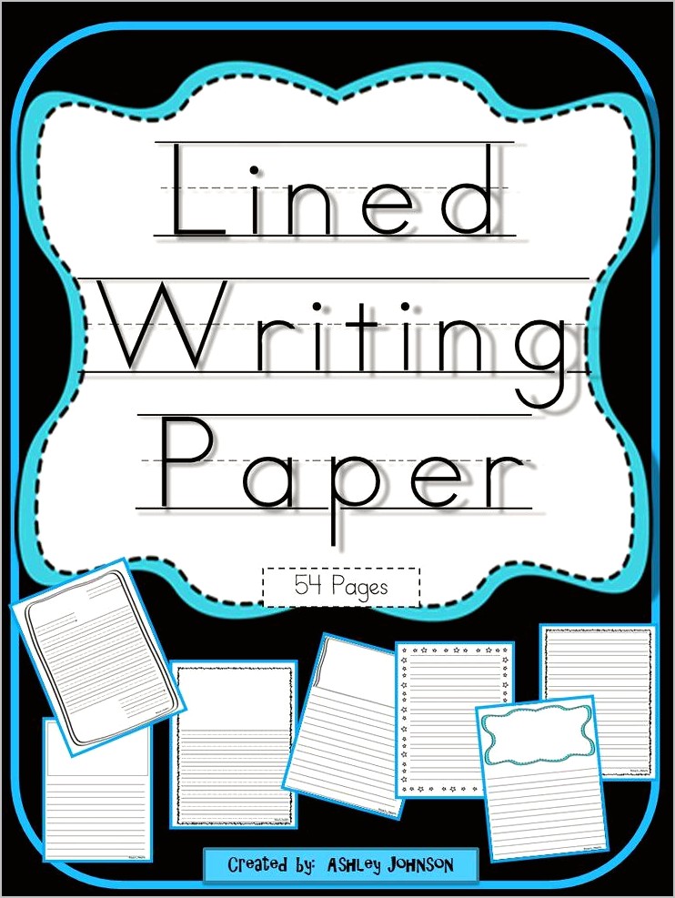 Free Writing Paper Template With Borders