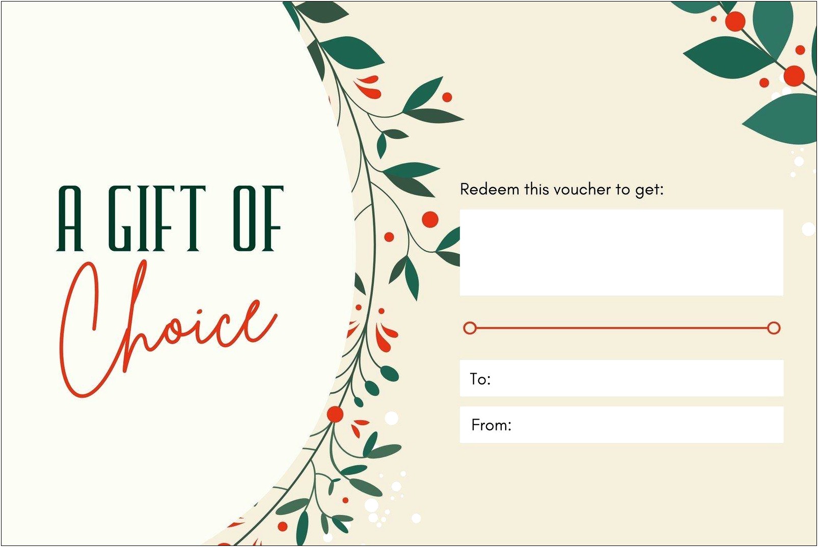 Gift Certificate Template Free For Mac