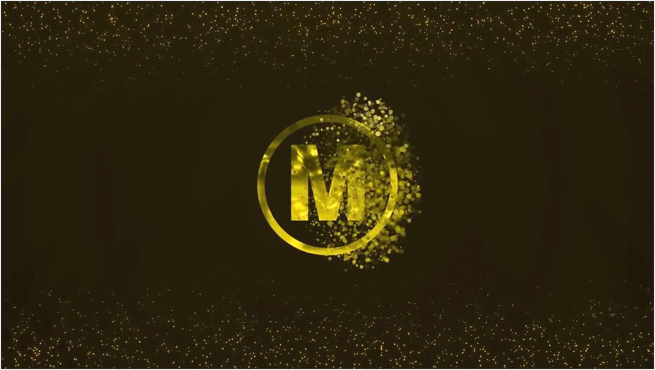 Gold Logo After Effects Template Free