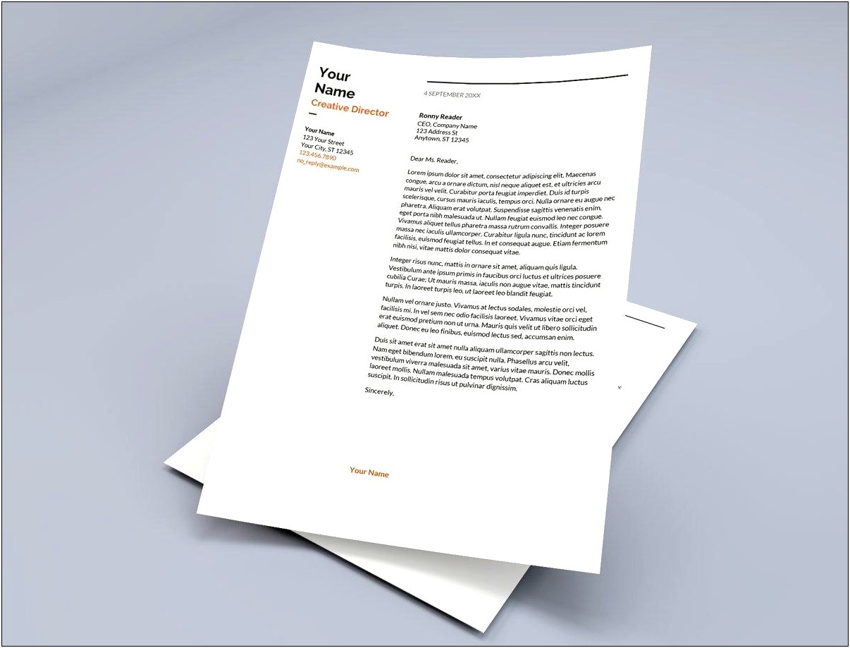 Google Docs Free Cover Letter Templates