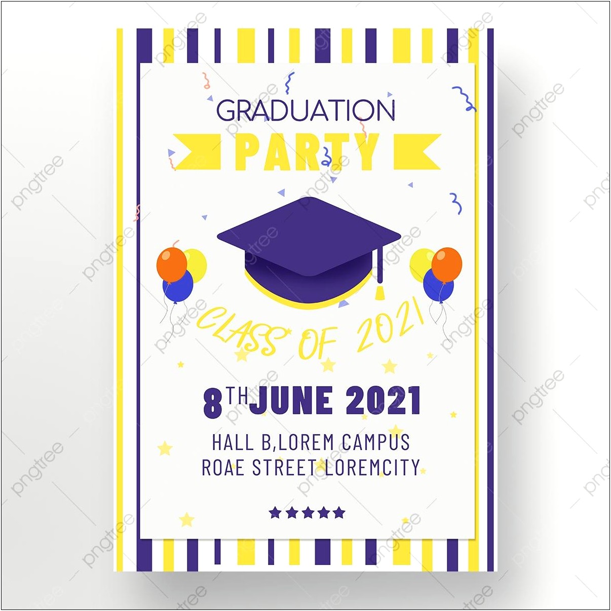 Graduation Invitation Psd Templates Free Download