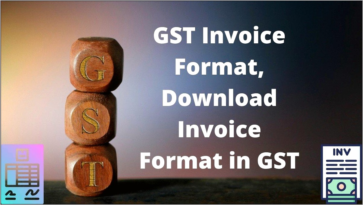 Gst Invoice Template Word Free Download