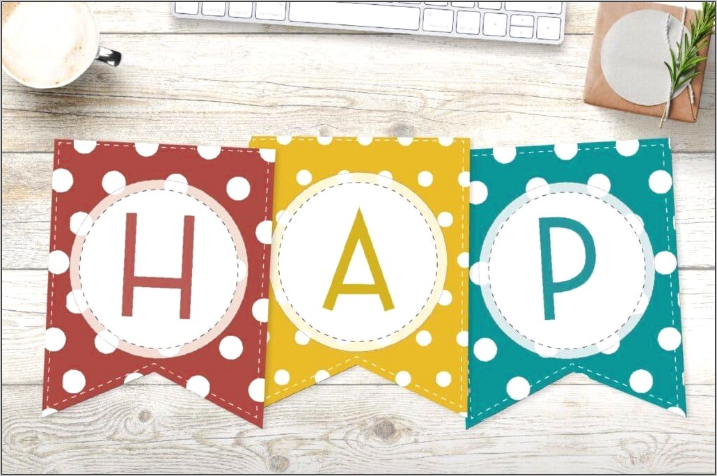 Happy Birthday Banner Template Free Download