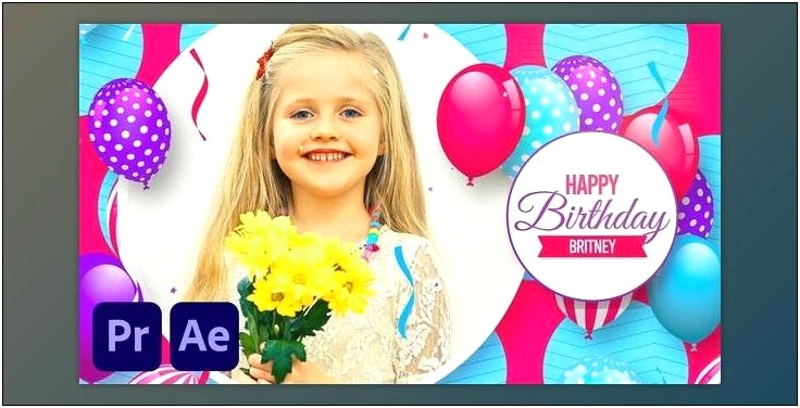 Happy Birthday Videohive Template Free Download
