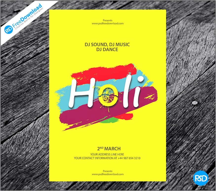 Holi After Effects Templates Free Download