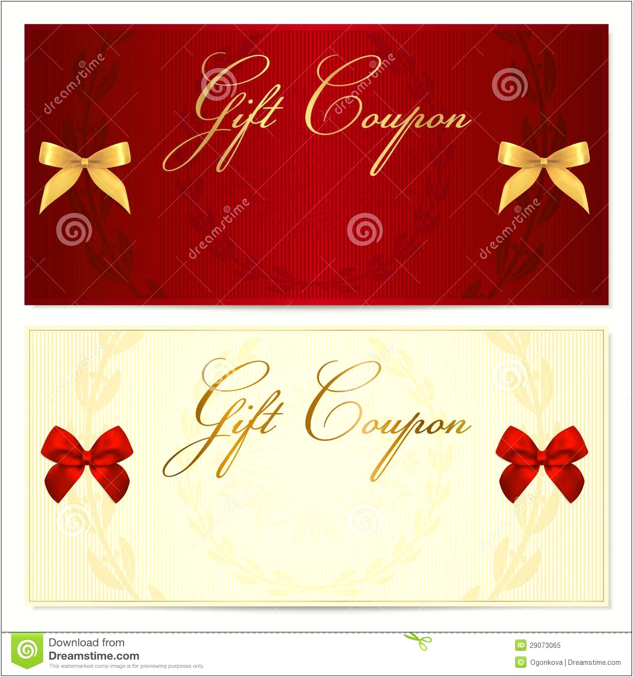 Holiday Gift Certificate Template Free Word