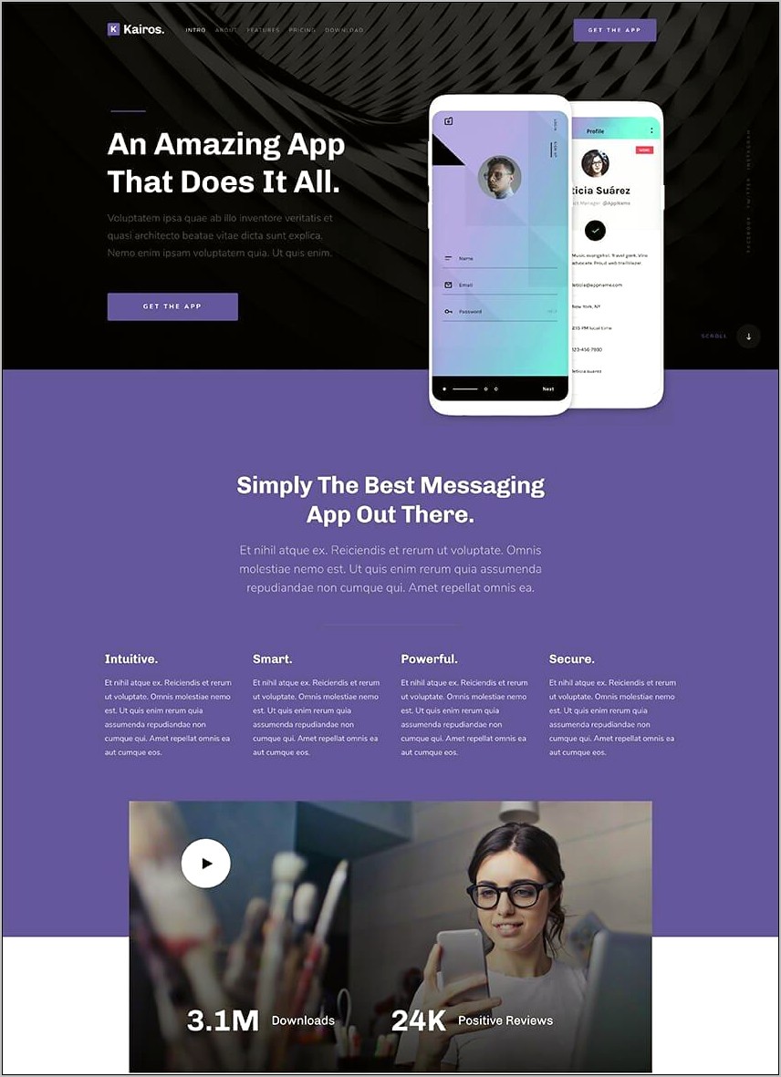 Html5 Landing Page Template Free Download