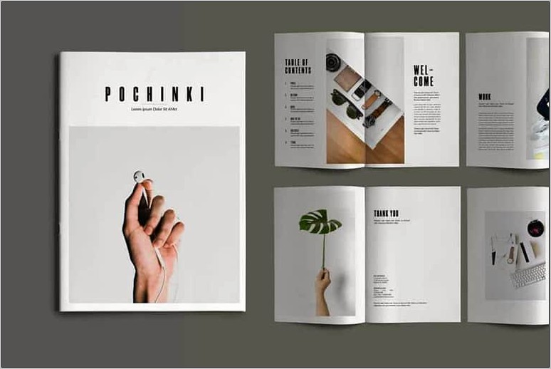 Indesign A4 Brochure Templates Free Download