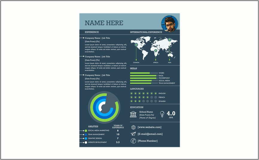 Infographic Template Microsoft Word Free Download