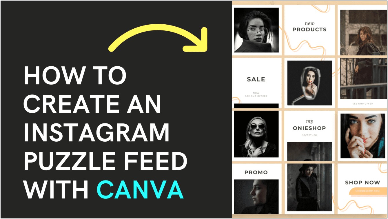 Instagram Puzzle Feed Template Free Download
