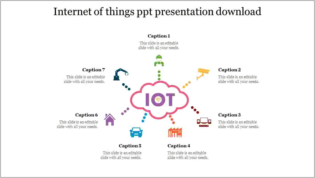 Internet Of Things Powerpoint Template Free