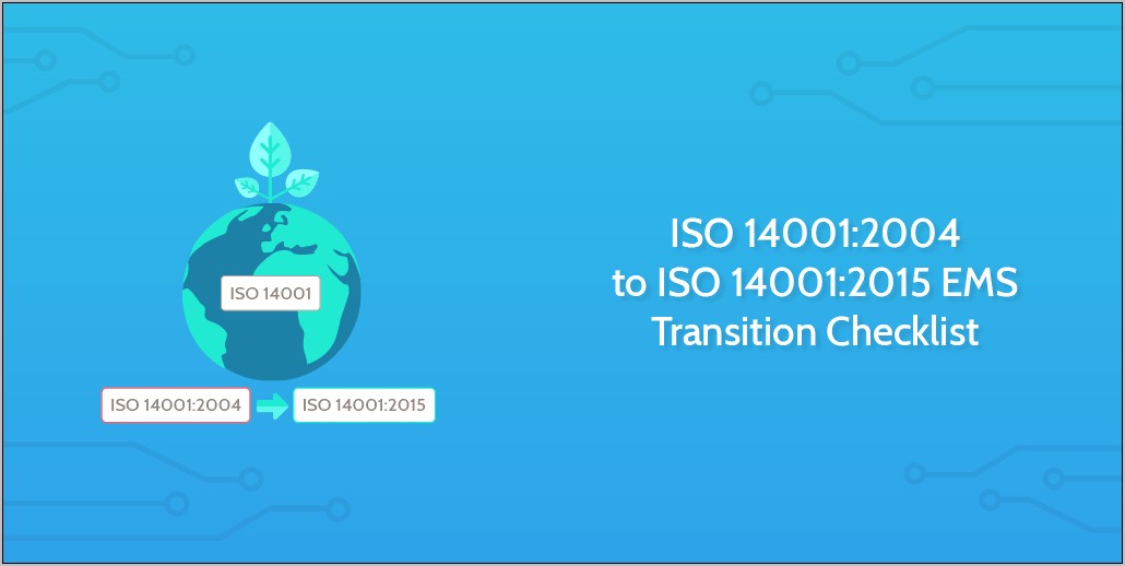 Iso 14001 2015 Template Free Download