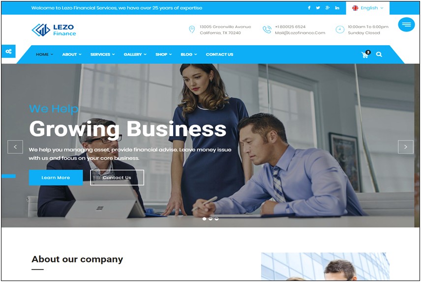 It Company Html Template Free Download