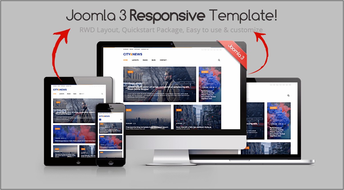 Joomla 3 Responsive Templates Free Download