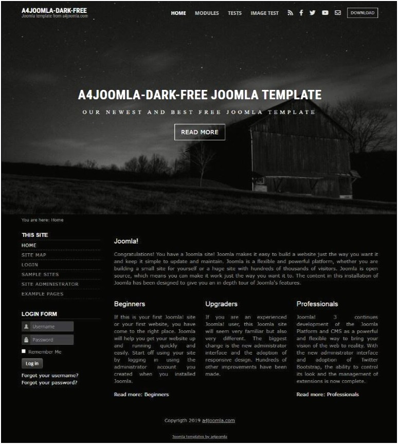 Joomla Templates 3.9 Free Download