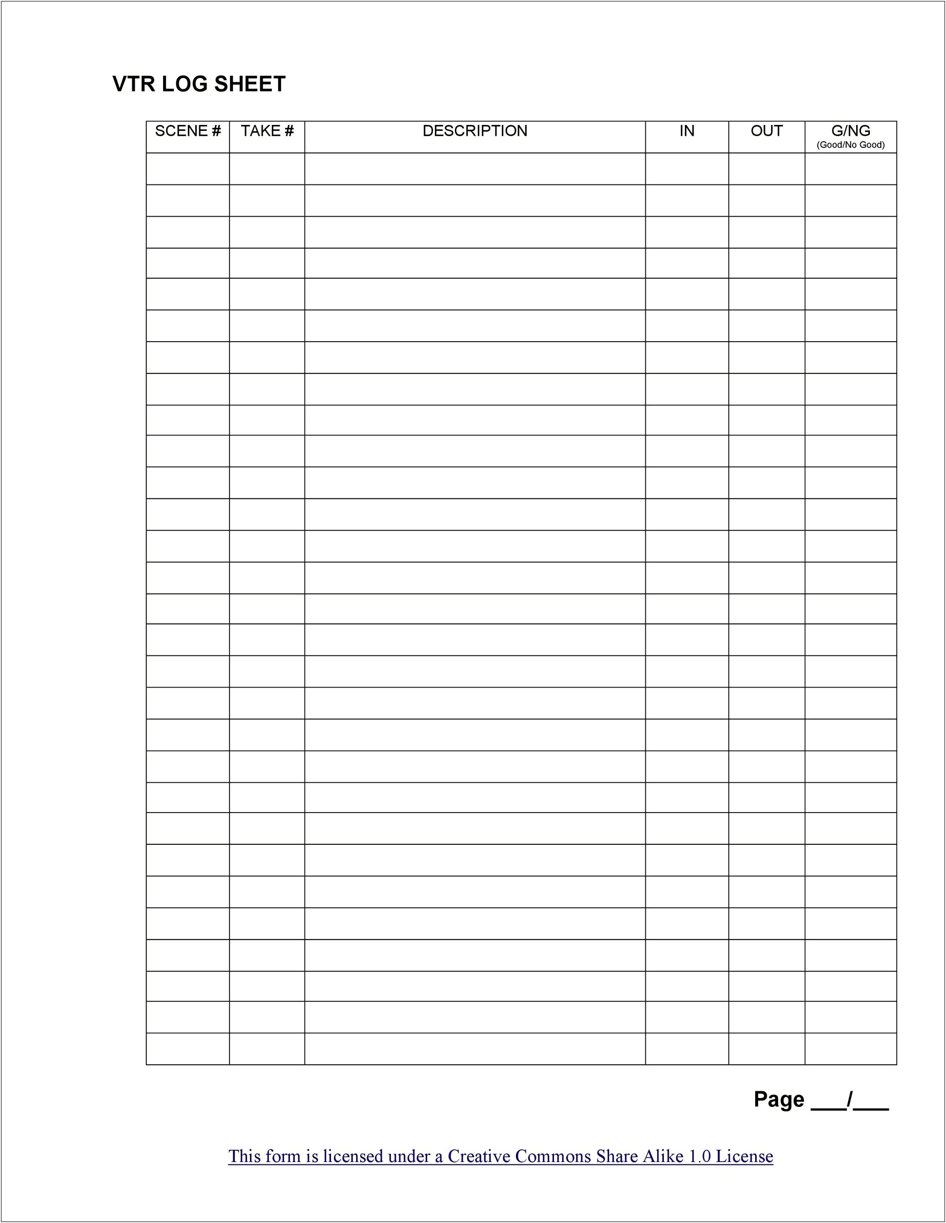 Key Sign Out Sheet Template Free
