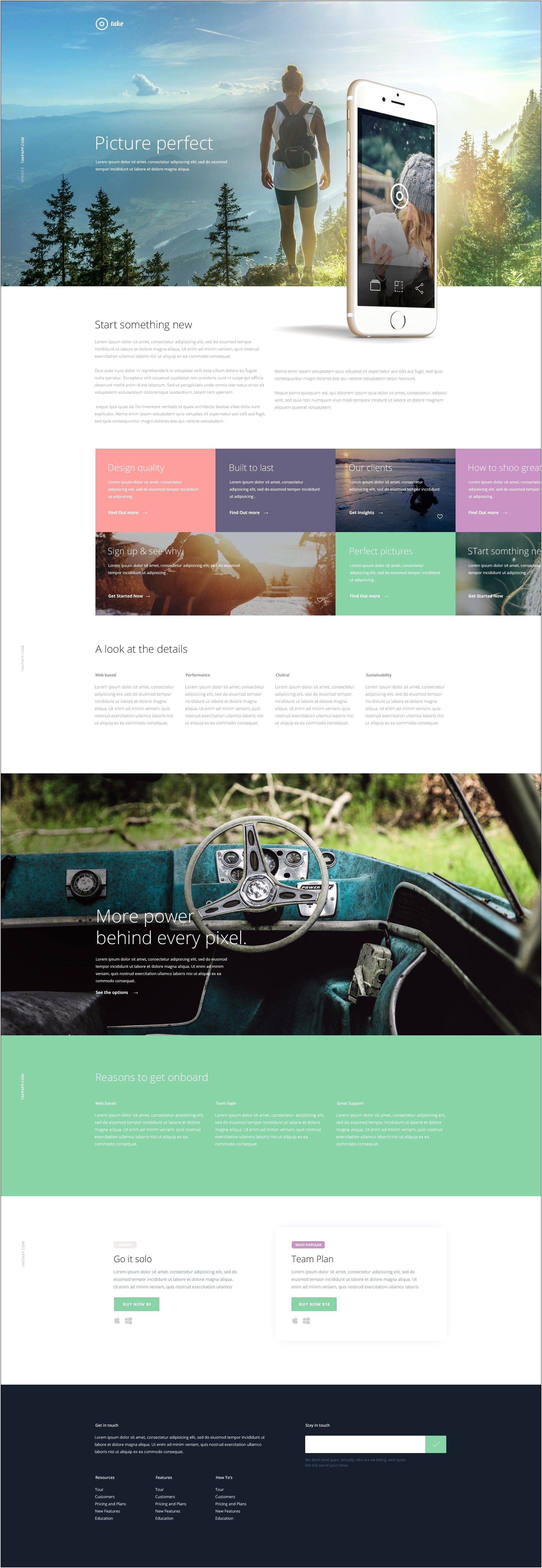 Landing Page Bootstrap Templates Free Download