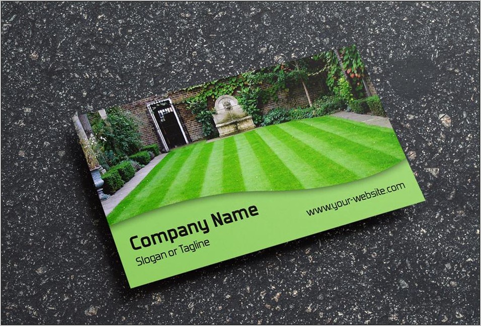 Lawn Service Business Card Template Free