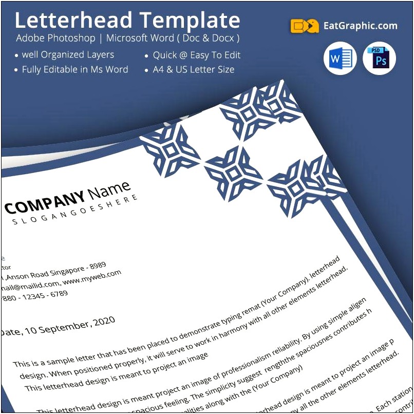 Letterhead Template Word 2010 Free Download
