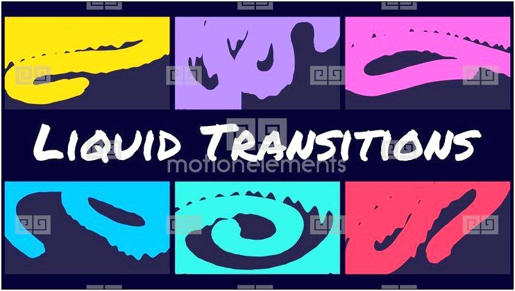 Liquid Text After Effects Template Free