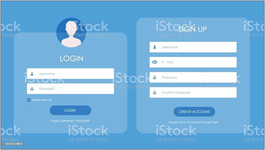 Login And Registration Template Free Download