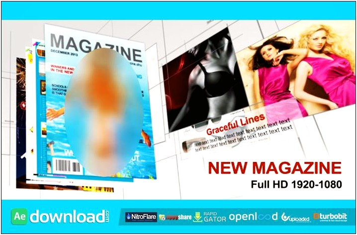 Magazine After Effects Template Free Download