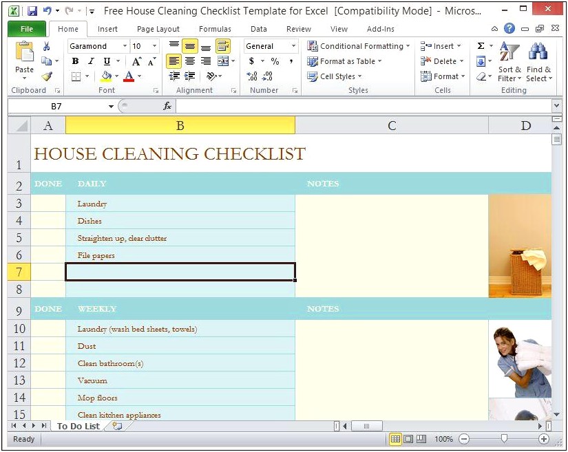 Microsoft Word Checklist Template Download Free