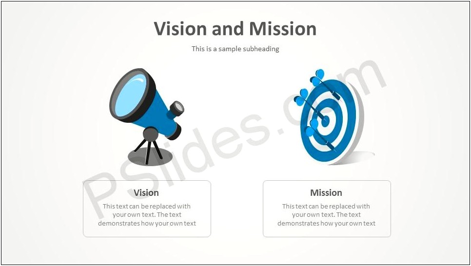 Mission And Vision Powerpoint Template Free