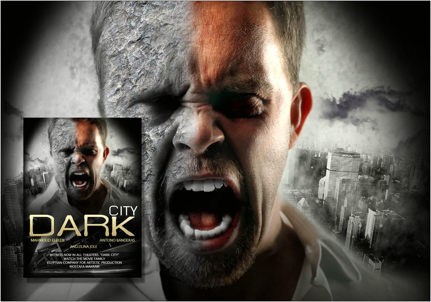 Movie Poster Photoshop Template Free Download