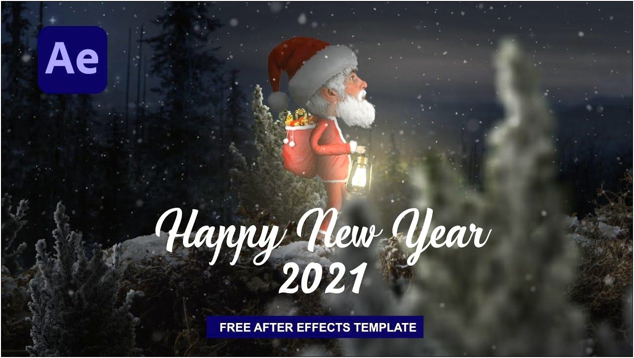 New Year Template After Effects Free