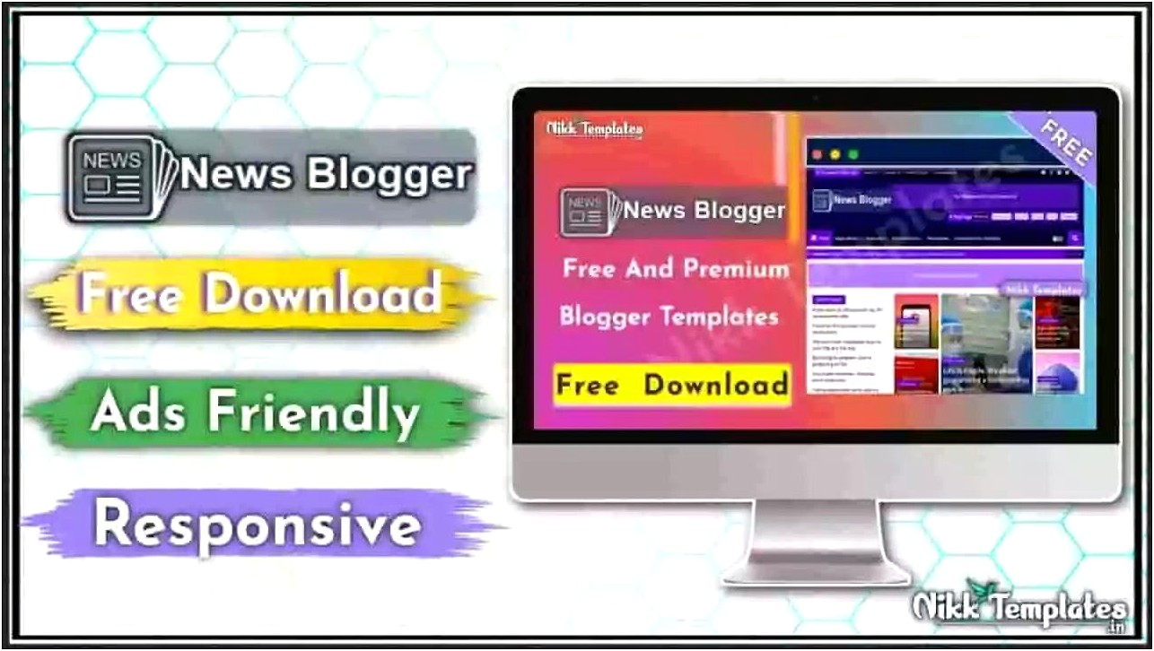 Newspaper Responsive Blogger Template Free Download