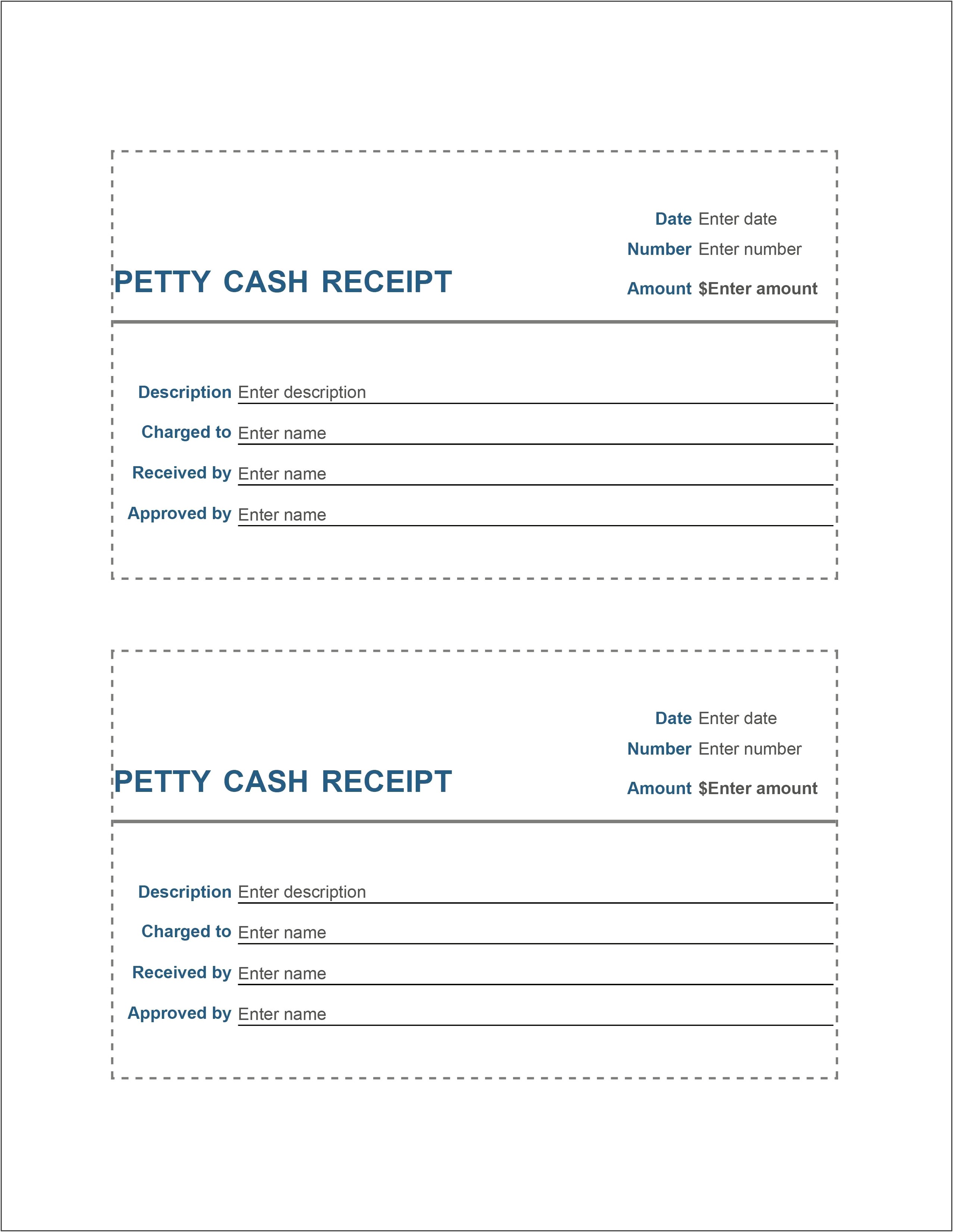 Official Receipt Template Word Free Download
