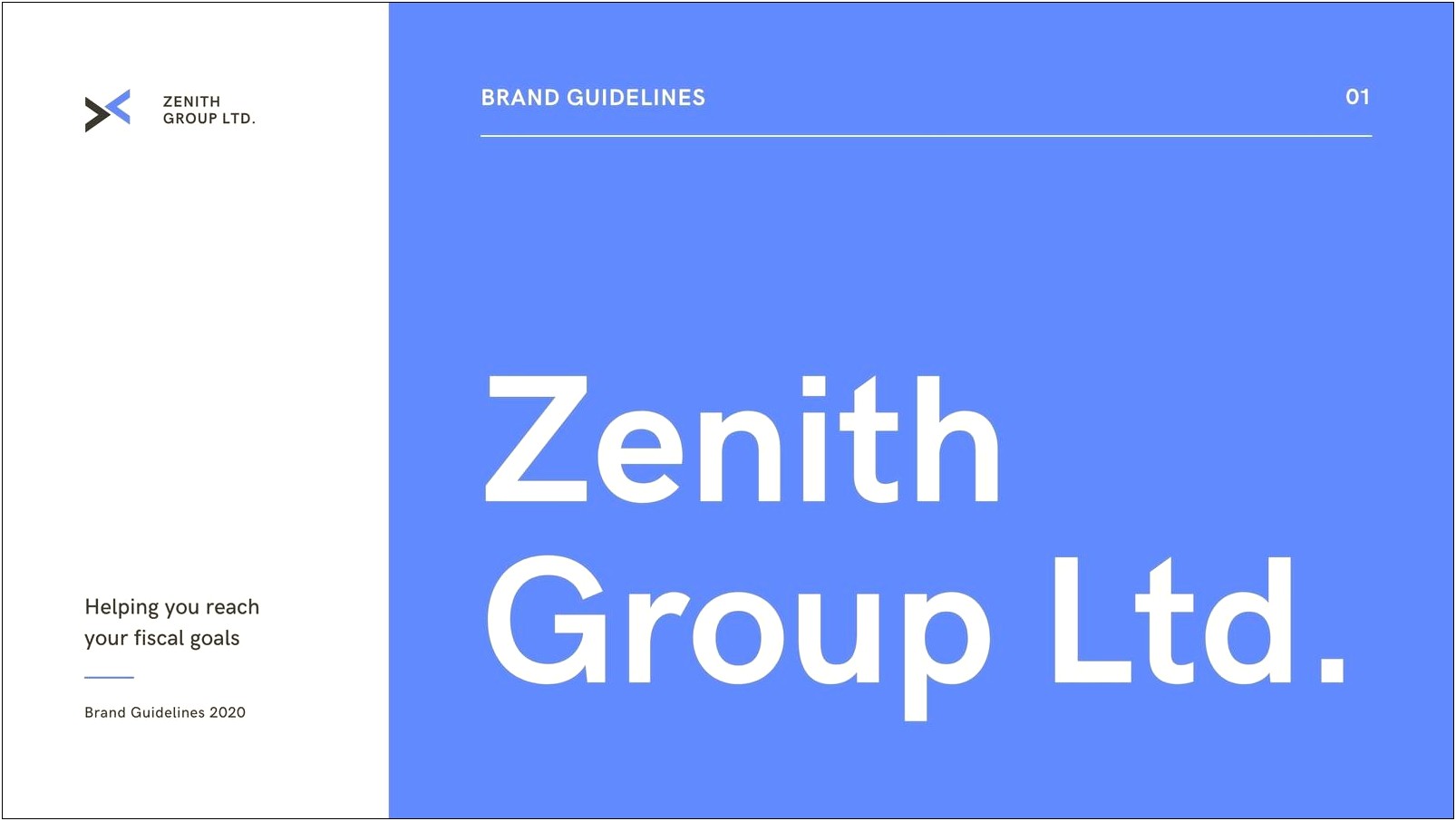 One Page Brand Guidelines Template Free