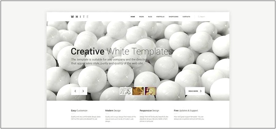One Page Html Template Responsive Free