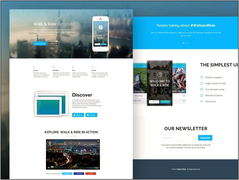 One Page Html5 Template Free Download