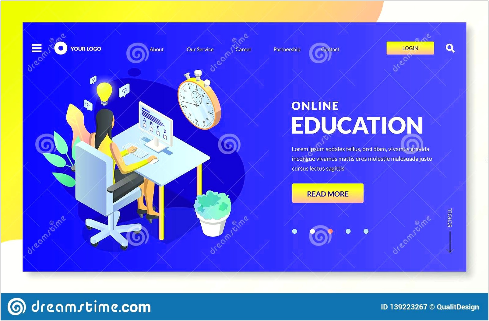 Online Exam Test Template Free Download