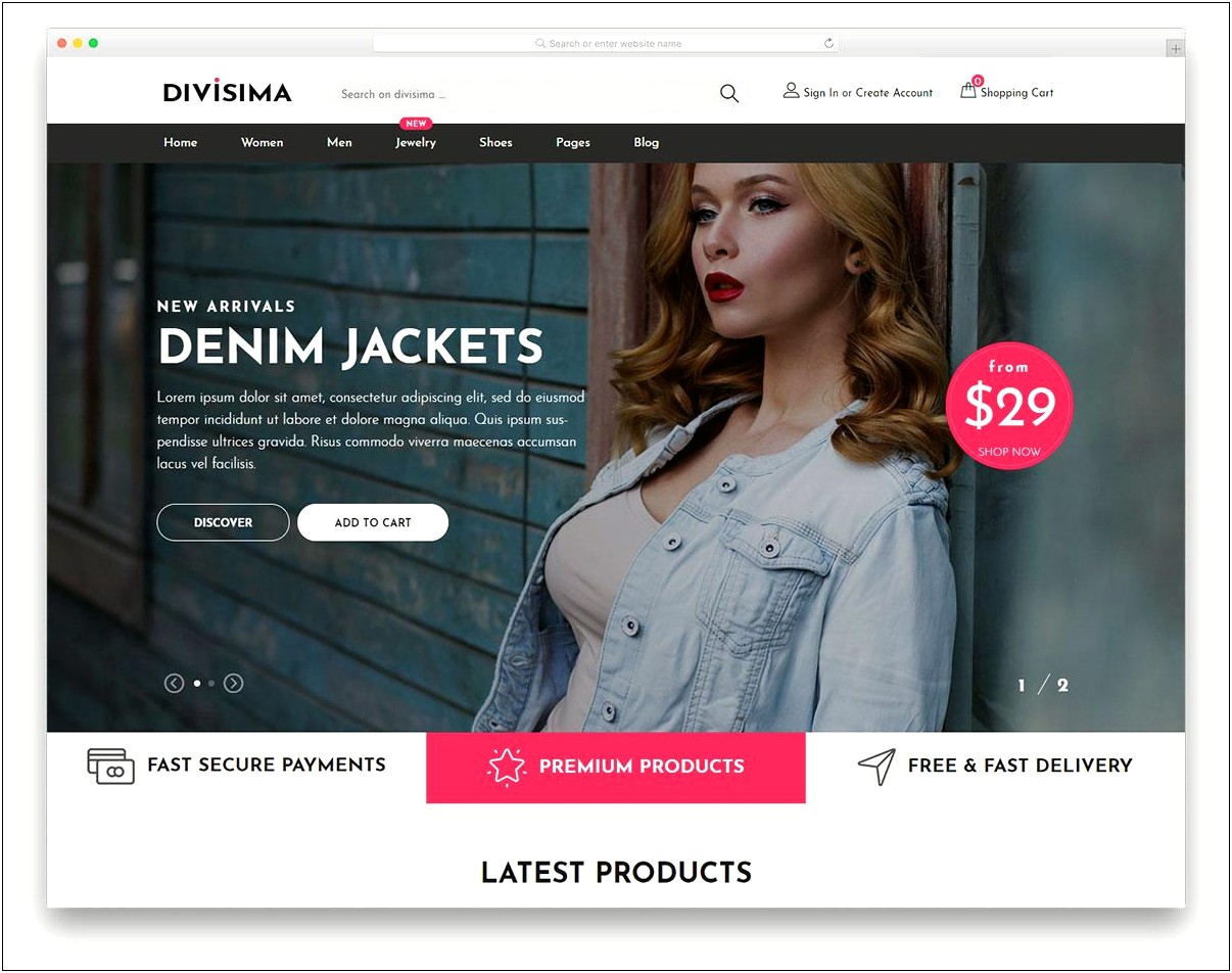 Online Shopping Templates Free Download Bootstrap