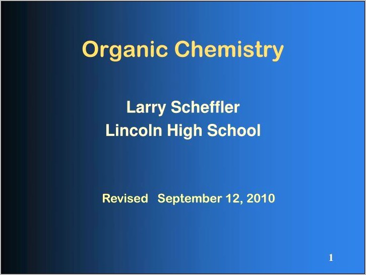 Organic Chemistry Ppt Templates Free Download