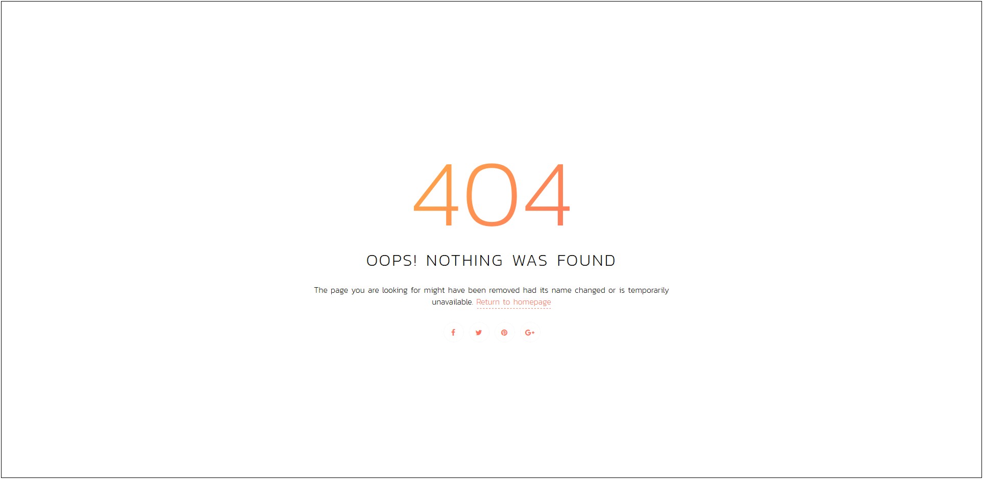 Page Not Found Html Template Free