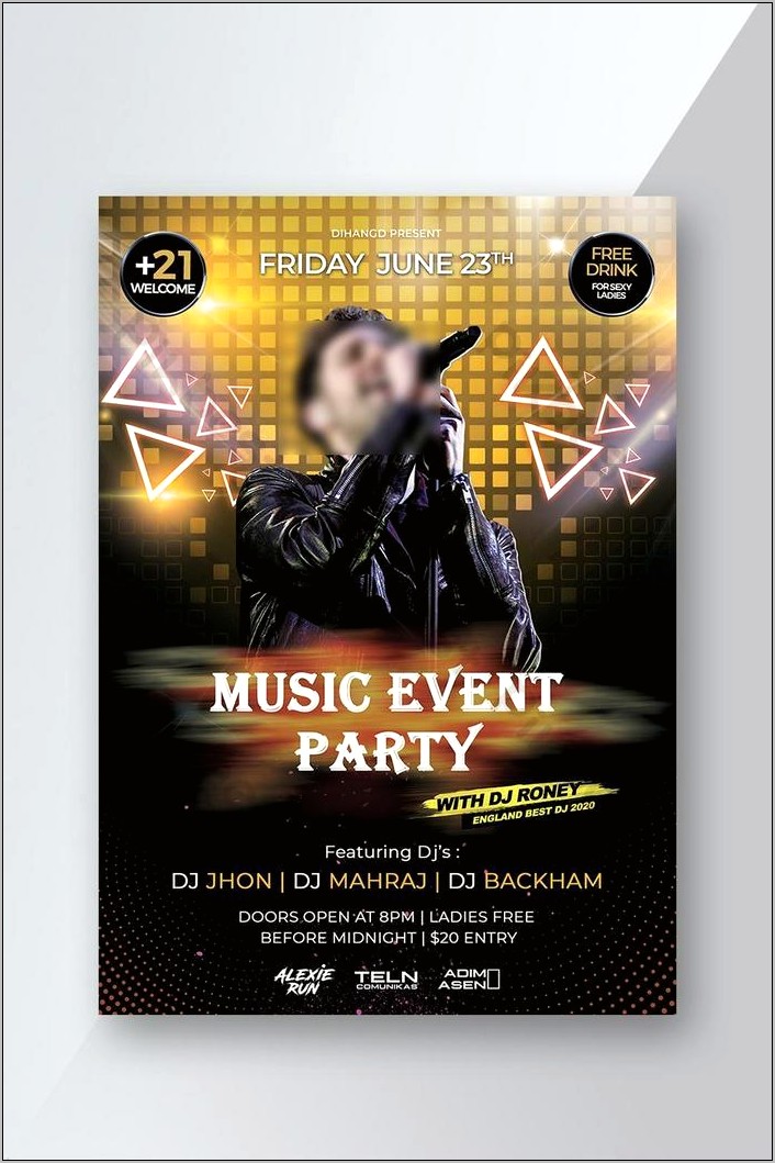 Party Event Flyer Templates Free Download