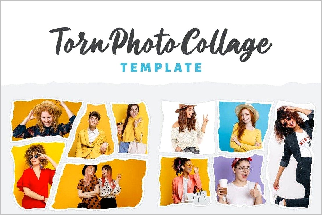 Photoshop Photo Collage Template Free Download