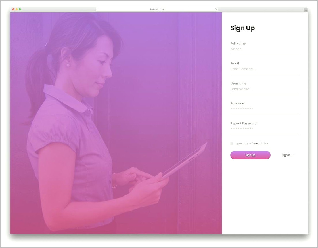 Php Login Form Template Free Download