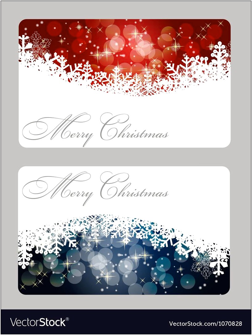 Place Card Template Free Download Christmas